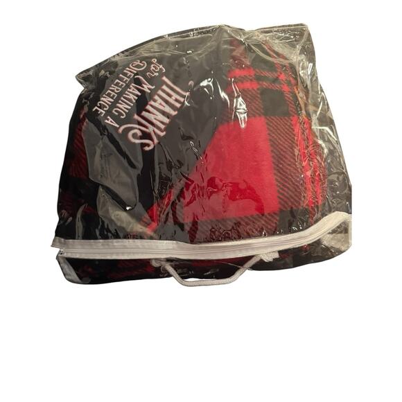 New Think Thanks Positive Bedroom Camping Blanket Throw Protective Case Bag - Picture 1 of 2
